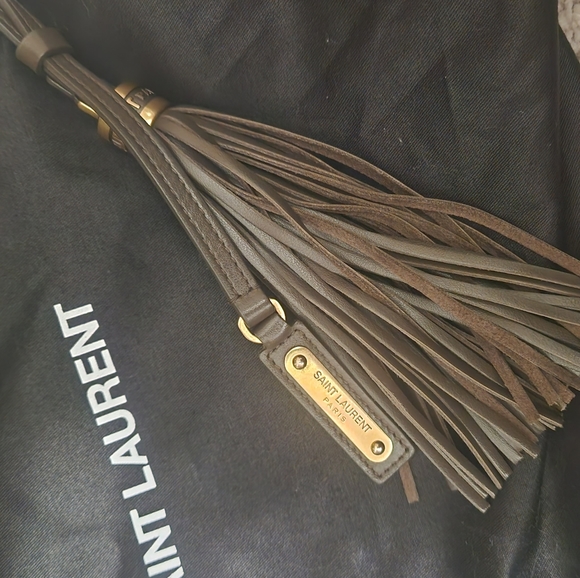 Saint Laurent Monogram Lou Camera Bag - Olive - Picture 2 of 7